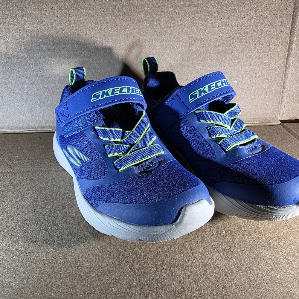 Skechers Kids Blue and Green Sneakers
